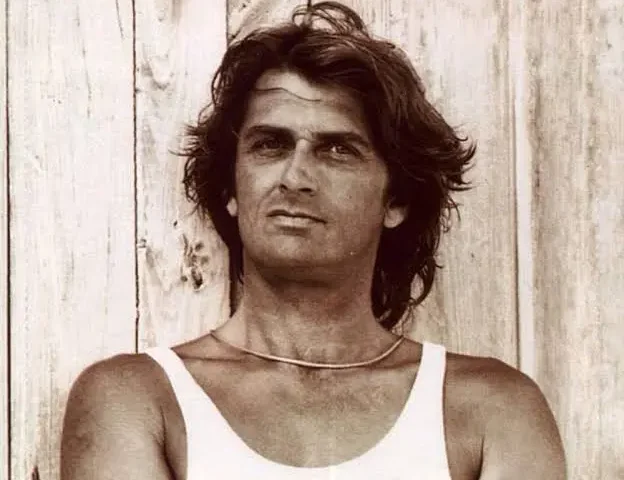 Mike Oldfield on the rocks