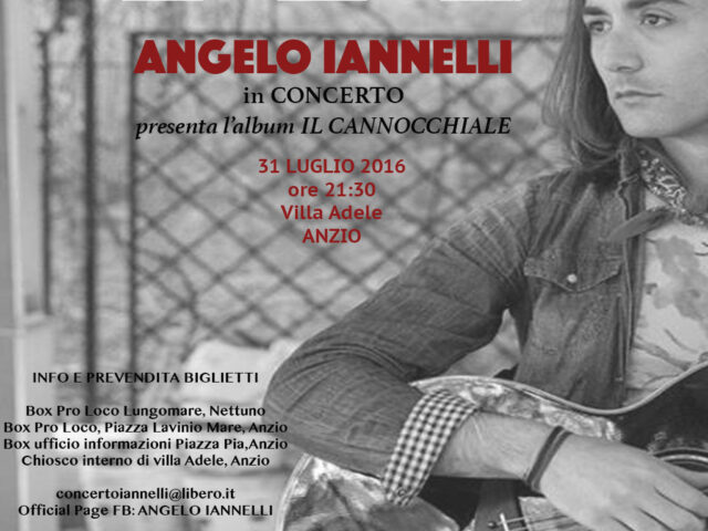 Angelo Iannelli in concerto ad Anzio