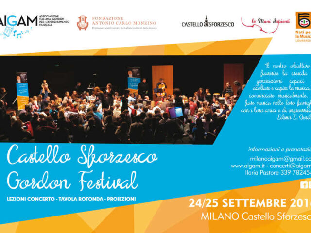 Castello Sforzesco Gordon Festival: a Milano si insegna musica