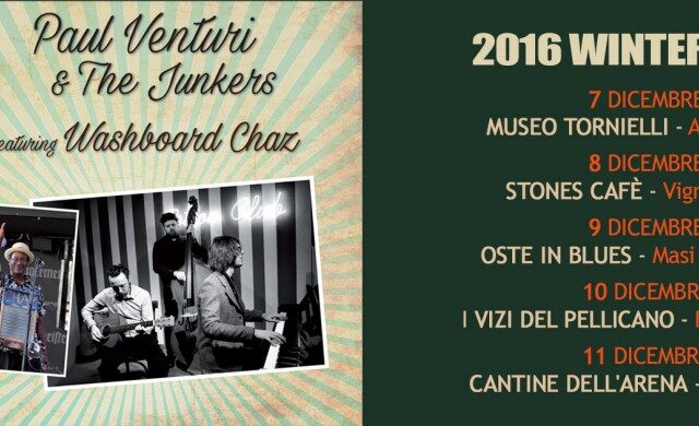 Paul Venturi & The Junkers in tour