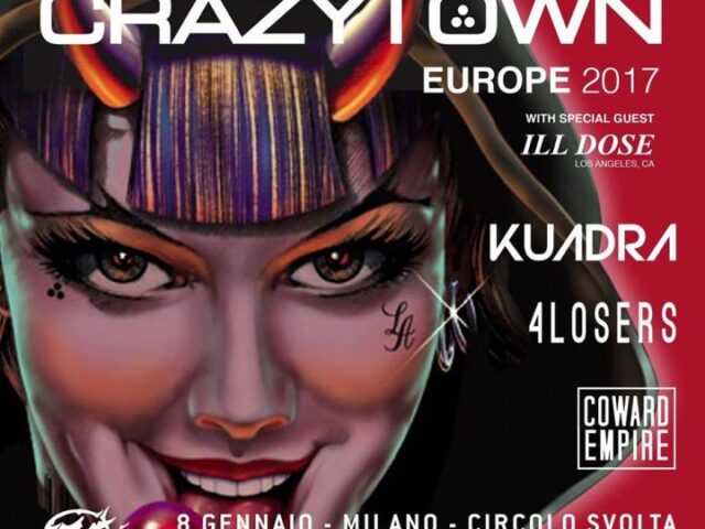 Crazy Town al Circolo Svolta di Milano