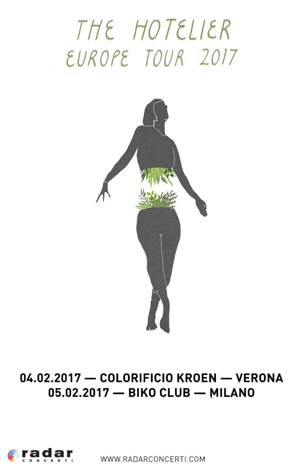 The Hotelier in Italia a febbraio