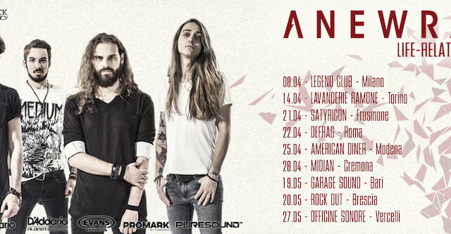 Anewrage: ecco le date del tour