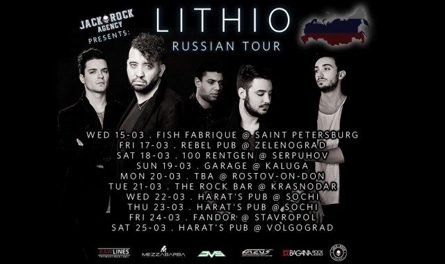 Lithio: tour di dieci date in Russia