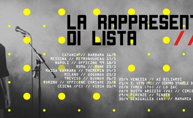 La Rappresentante di Lista: nuovo album live e nuovo tour