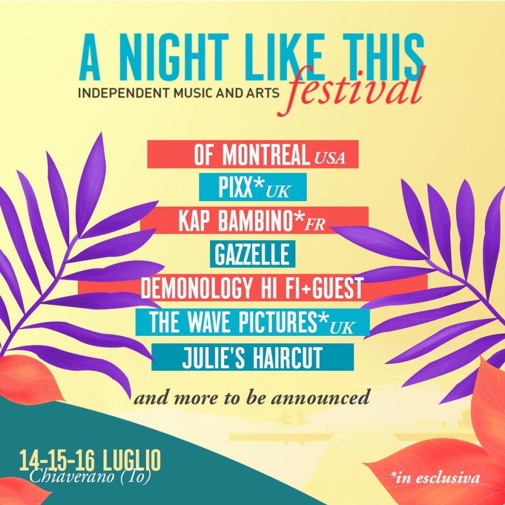 A Night Like This ecco la lineup TRAKS