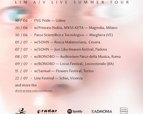 LIM: ecco le date del tour