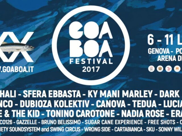 Goa Boa 2017: ecco la lineup completa