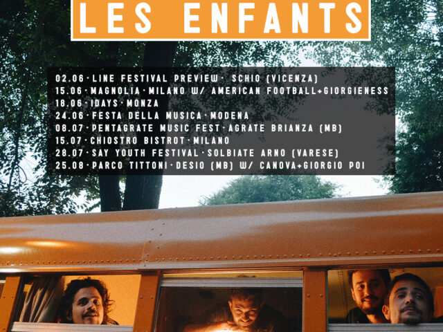 Les Enfants: ecco le date del tour