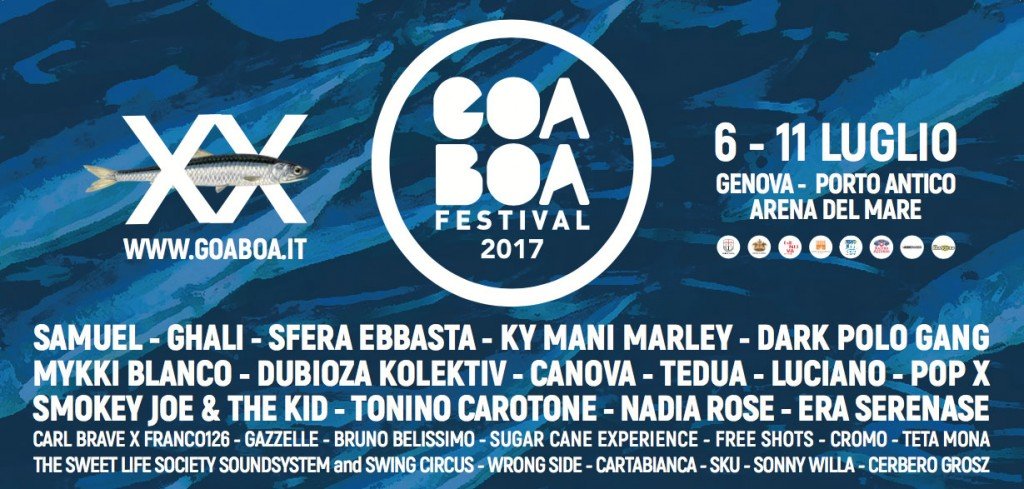 Goa-Boa 2017: domani scatta la nuova edizione