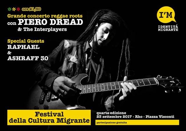 Piero Dread al Festival della Cultura Migrante 2017