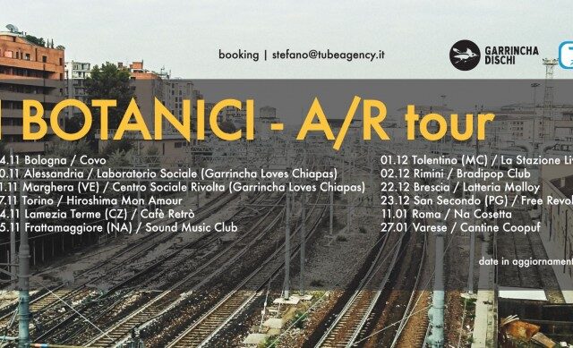 I Botanici: ecco le date del loro “A/R tour”