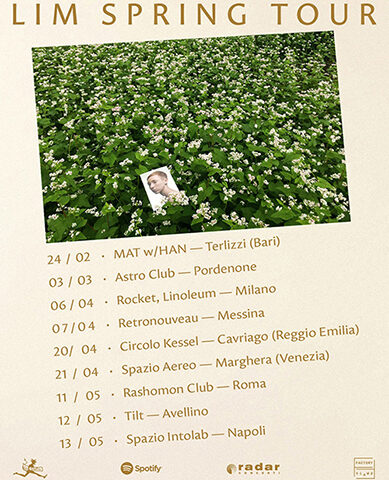 L I M: ecco le date del tour