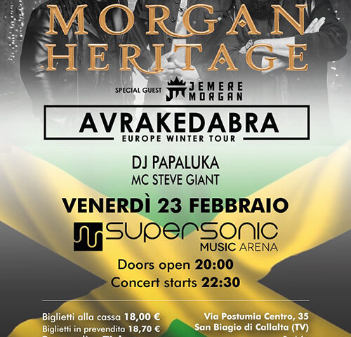 Morgan Heritage alla Supersonic Music Arena