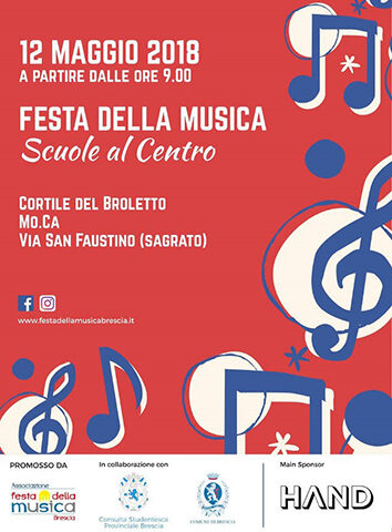 Festa della musica di Brescia: sabato 12 maggio c’è “Scuole al centro”