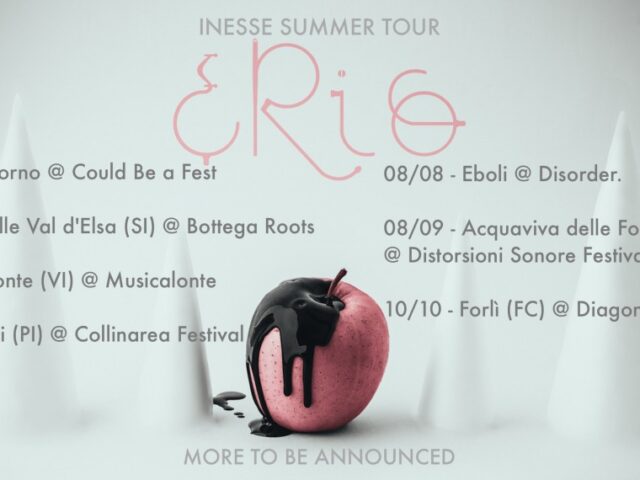 Erio: partito il tour estivo