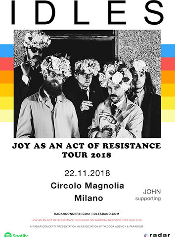 Idles in concerto a Milano il 22 novembre