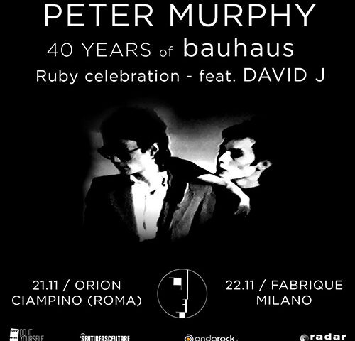 Peter Murphy: due nuove date italiane in autunno