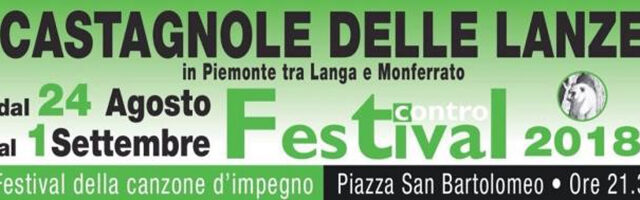 Festival Contro 2018: al via il 24 agosto