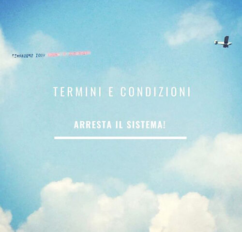 Termini e condizioni, “Arresta il sistema”: l’aperitivo con l’ep
