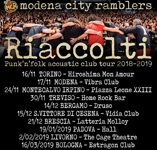 Modena City Ramblers: le nuove date