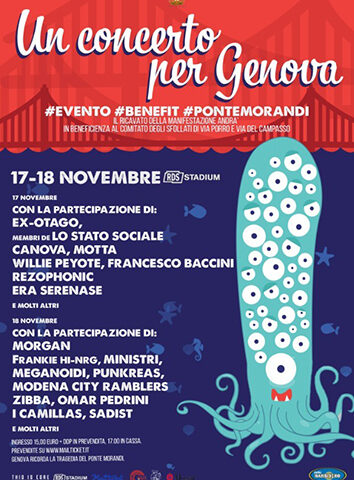 Un concerto per Genova: si arricchisce il cast