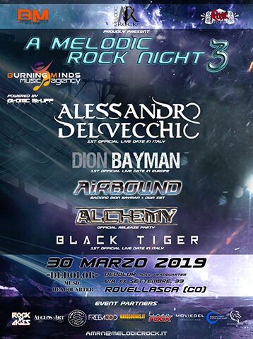 A Melodic Rock Night: arriva la terza edizione