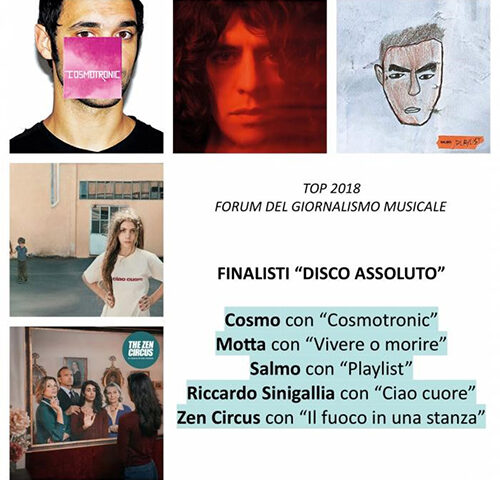 Top 2018: Forum del giornalismo musicale e Agimp scelgono il disco dell’anno