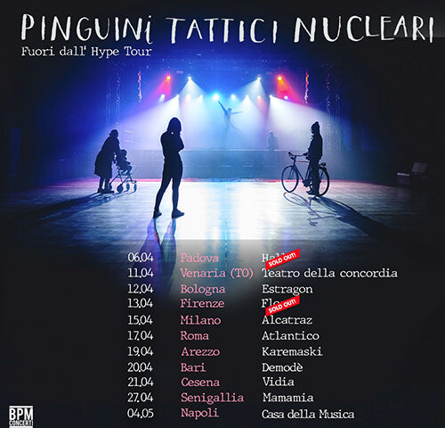 Pinguini Tattici Nucleari: annunciati i primi sold out