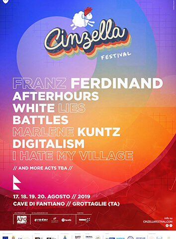 Cinzella Festival 2019: anche Afterhours e Marlene Kuntz in cartellone