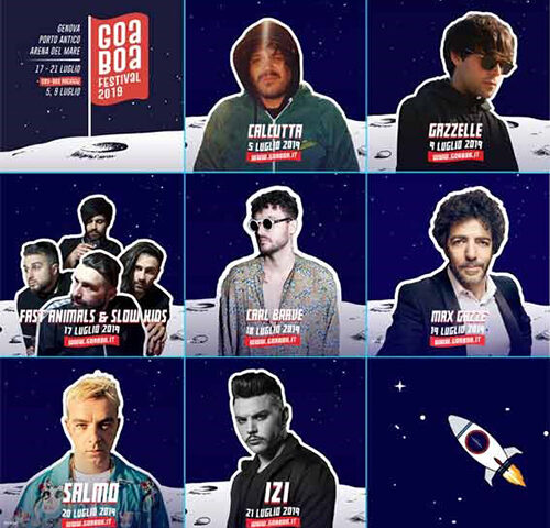 Goa Boa 2019: tutto il programma