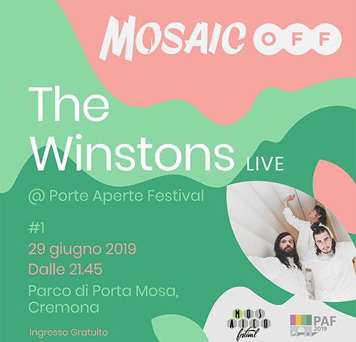 The Winstons live al Porte Aperte Festival 2019