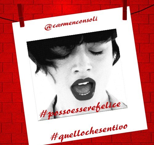 Carmen Consoli: "Posso essere felice" #quellochesentivo