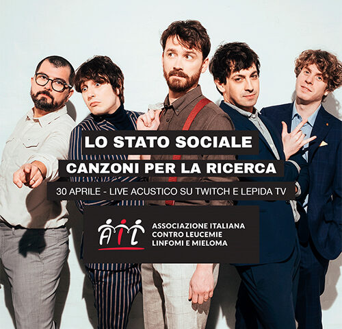 Lo Stato Sociale: “Canzoni per la ricerca” venerdì 30 su Twitch