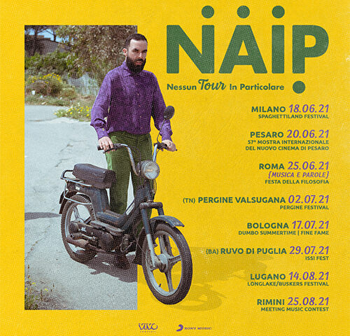 N.A.I.P.: parte da Milano il tour dell’Artista