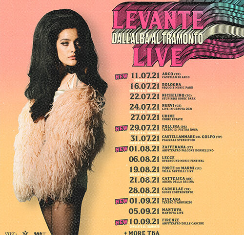 Levante nuove date per Dall’Alba al Tramonto live 2021