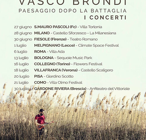 Vasco Brondi: annunciate le prime date del tour