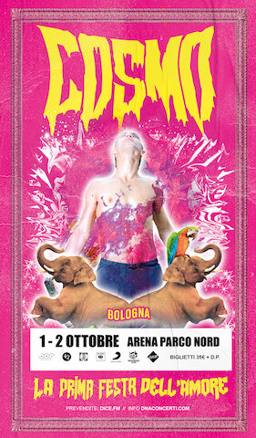 Cosmo: “La prima festa dell’Amore” live a Bologna