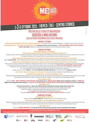 MEI 2021: annunciato il programma della nuova edizione