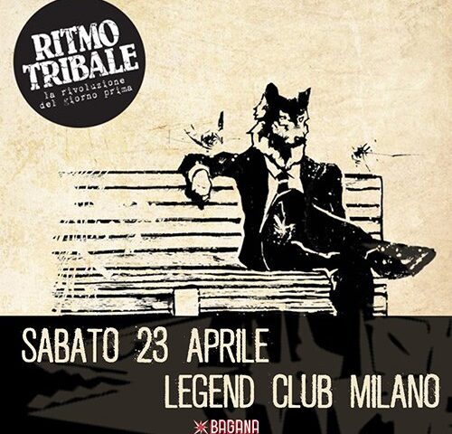 Ritmo Tribale in concerto al Legend Club il 23 aprile