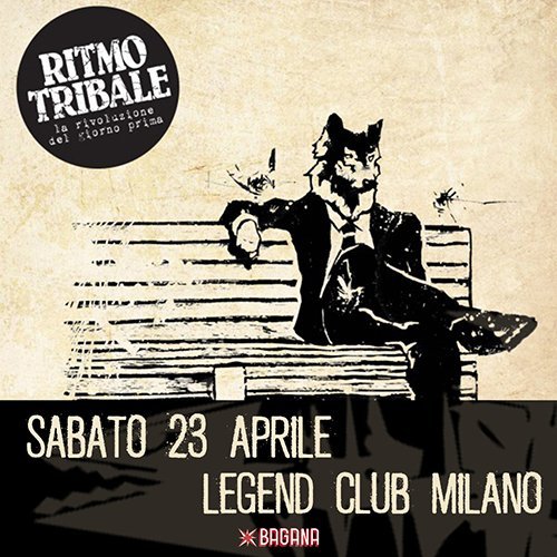 Ritmo Tribale in concerto al Legend Club il 23 aprile