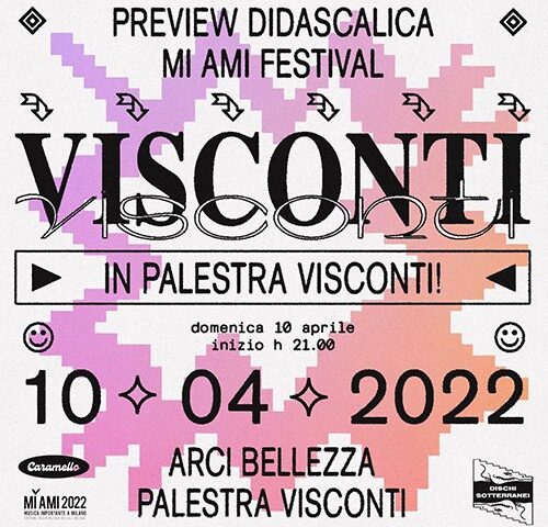 Visconti all’Arci Bellezza (Palestra Visconti) il 10 aprile