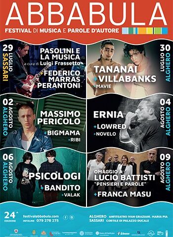 Abbabula Festival 2022: a Sassari e Alghero dal 29 luglio