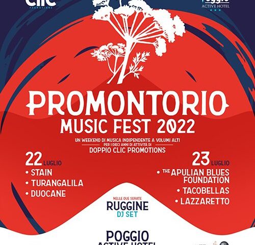 Promontorio Music Fest 2022: la prima edizione al via sul Gargano
