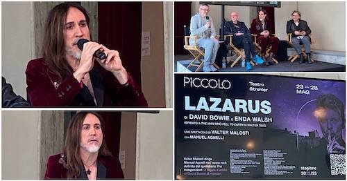 Manuel Agnelli in “Lazarus”: la conferenza stampa