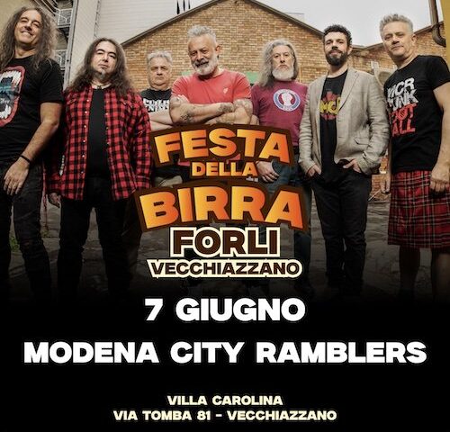 Festa della Birra a Forlì: venerdì 7 luglio arrivano i Modena City Ramblers