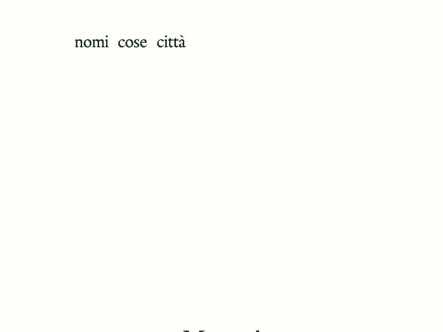 Moretti, “nomi cose città”: la recensione
