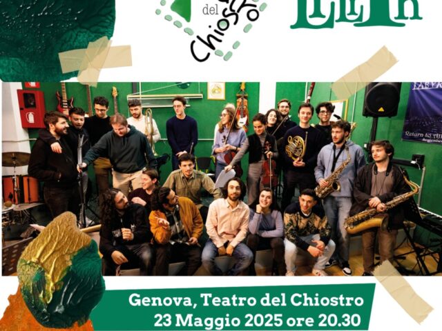 Caretta Big Band al Teatro del Chiostro di Sant’Andrea (Genova) venerdì 23 maggio