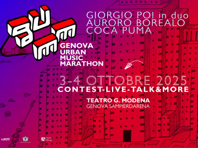 Genova Urban Music Marathon 2025 in arrivo il 3 e 4 ottobre