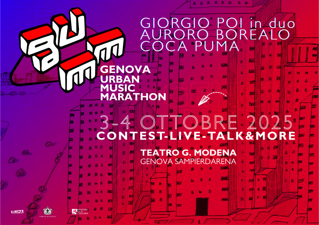 Genova Urban Music Marathon 2025 in arrivo il 3 e 4 ottobre